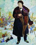 Boris Kustodiev Shalyapin oil painting artist